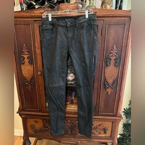 Ralph Lauren Black Wax Coated Jeans 8
